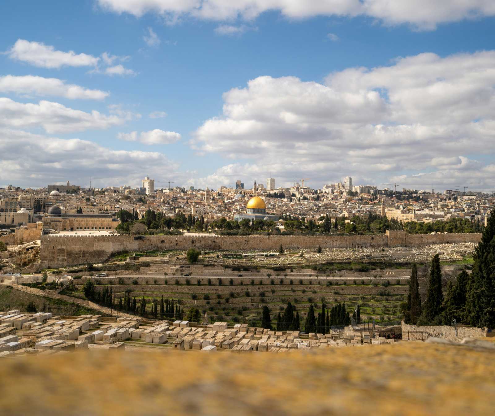 Weitblick über Jerusalem