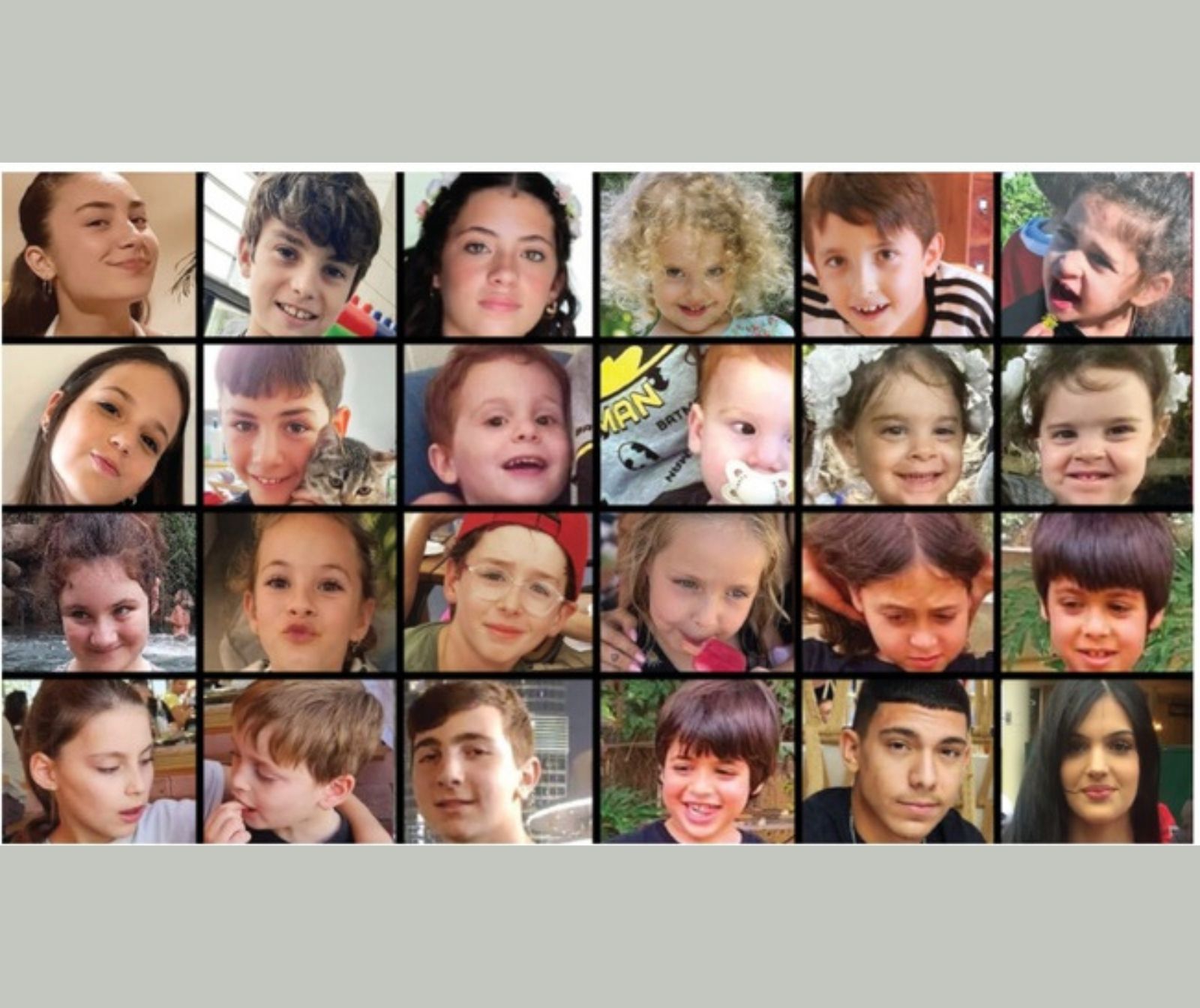 Israelische Kinder, die am 7. Oktober nach Gaza verschleppt wurden