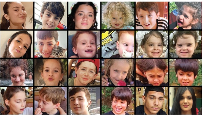 Israelische Kinder, die am 7. Oktober nach Gaza verschleppt wurden