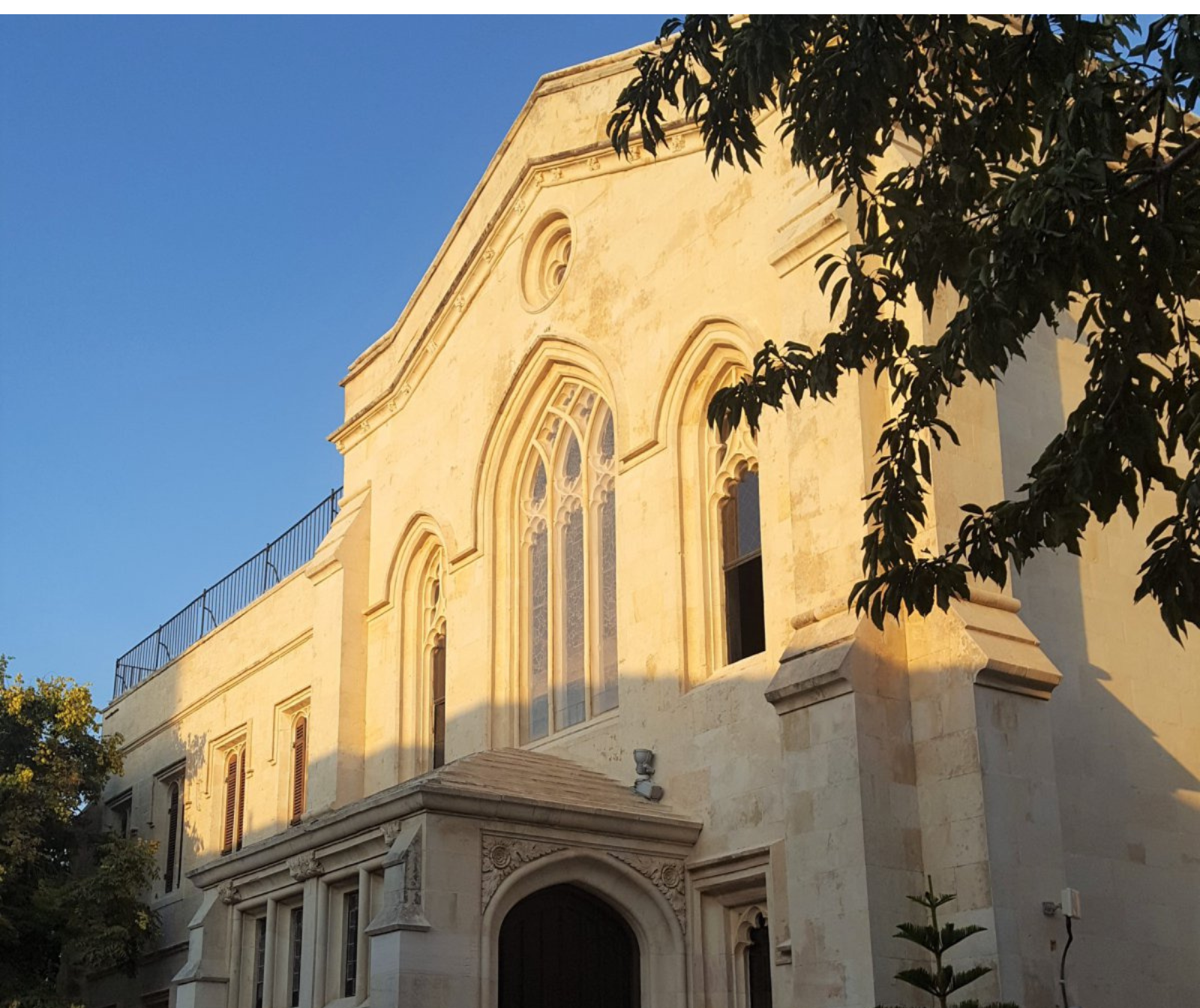Die Christ Church in Jerusalem.