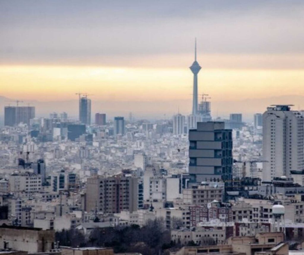 Skyline einer dicht besiedelter Großstadt