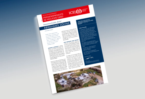 Cover Spendenaufruf Friedensprojekte im Heiligen Land