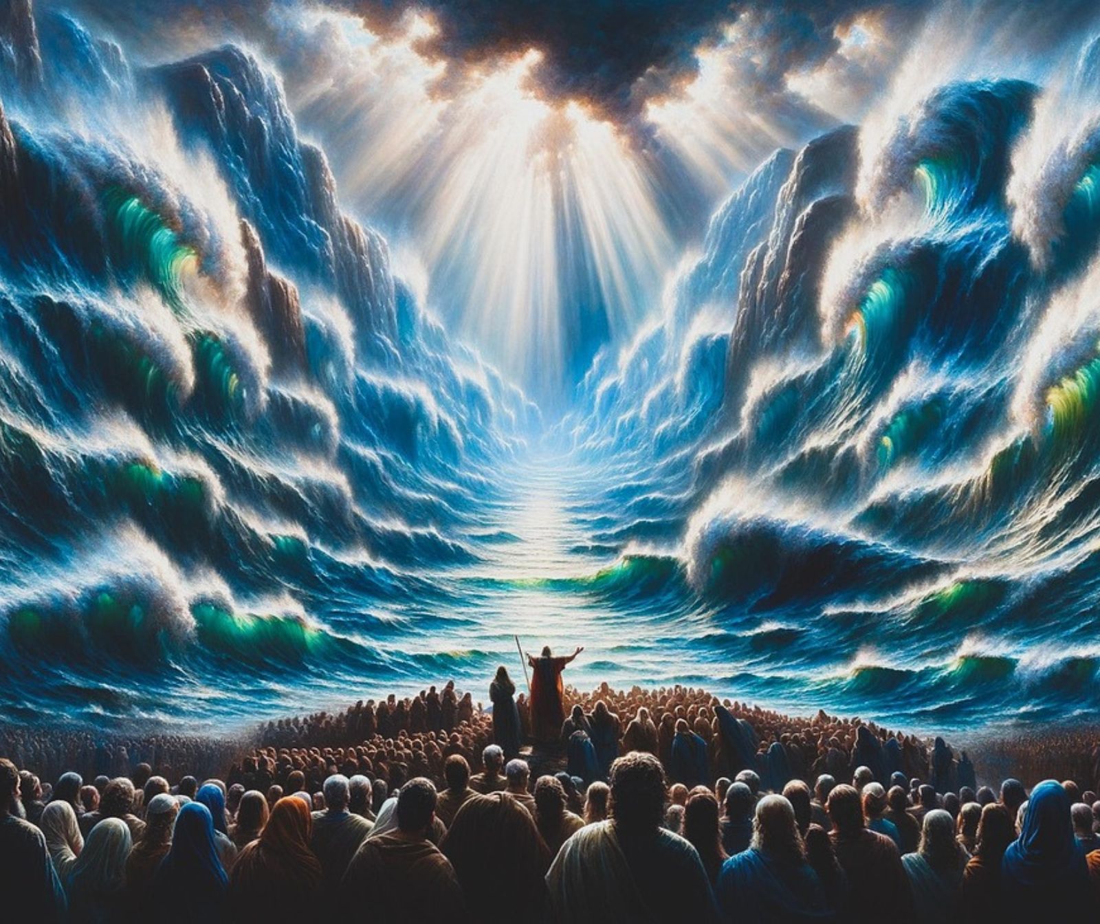 Abraham teilt das Meer-Pixaby- CharlVera