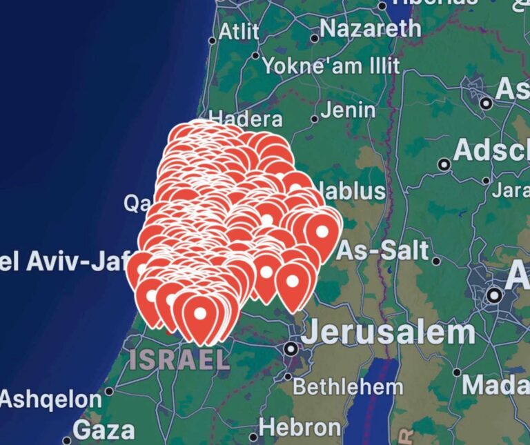 Abbildung Tzofar Roter Alarm