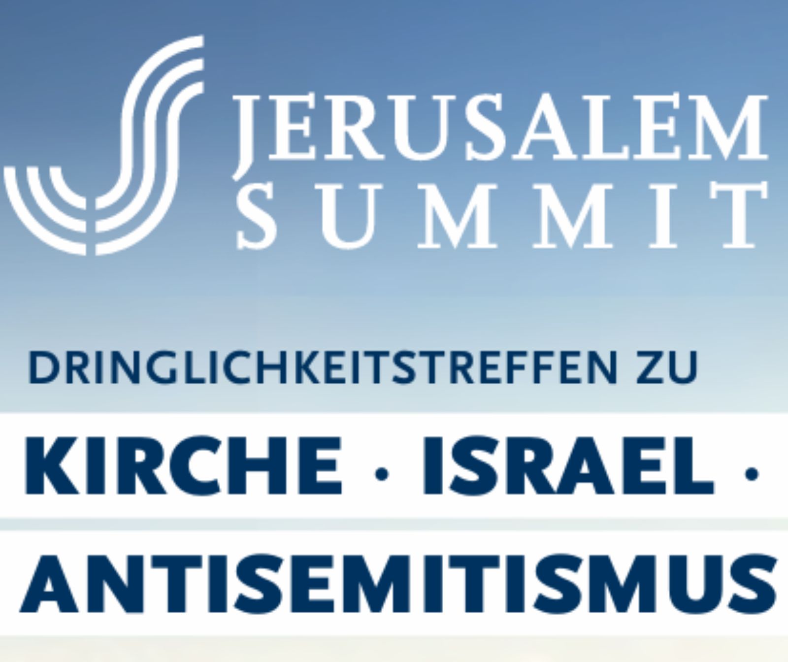 Jerusalem Summit Titelbild